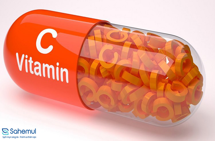 Sử dụng viên uống vitamin C 1