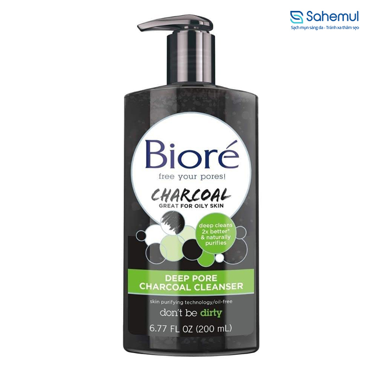Biore Deep Pore Charcoal Cleanser 1